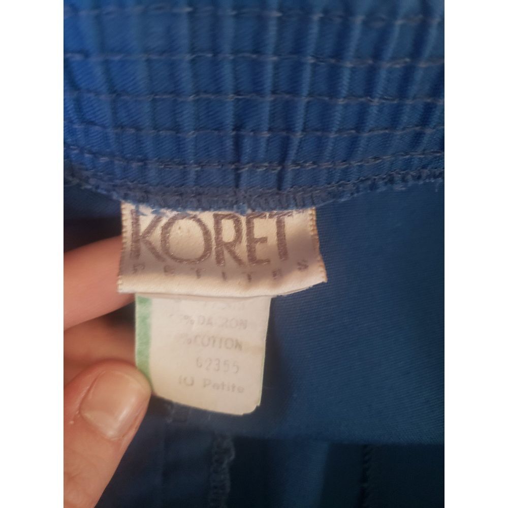 80s/90s Blue High Rise Shorts‎ - Picture 4 of 4